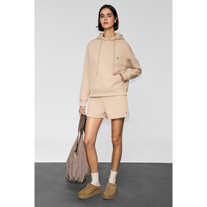Urban Beat EFSEY Short à double poche pour femme, doublé en polaire, en tissu doux avec détails imprimés - Product Image 1