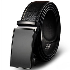 Ceintures en cuir sur mesure Ceintures en cuir véritable de couleur noire de haute qualité pour hommes 2026 New Tending Men Ceintures en cuir - Product Image 6
