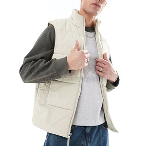 เสื้อกั๊กกันลมสำหรับผู้ชายเสื้อกั๊กกลางแจ้งกันลมปรับขนาดได้ - Product Image 1