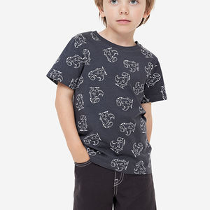 Venta al por mayor de otoño niños camisetas niños rayas niños Polos manga larga algodón moda niños camisetas - Product Image 3