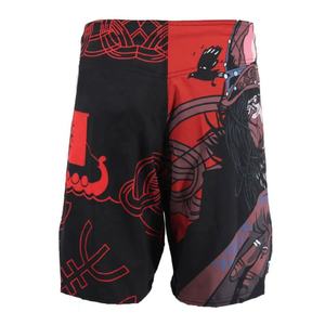 Short de combat MMA avec logo personnalisé Short d'arts martiaux respirant et sublimé imprimé noir livraison rapide short d'arts martiaux stretch OEM - Product Image 3