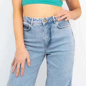 Jeans de Algodón para Mujer, Estilo Vintage, Alta Calidad, Ecológicos, Opciones Personalizables OEM, Gran Venta - Product Image 5