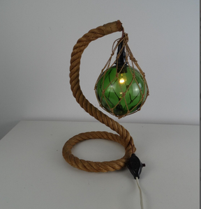 High Quality Home Decor ItemVintage Table <b>Lamp</b> with Nautical Rope Handmade Stand High Quality LampElegant and Beautiful - Product Image 2