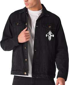 Nuevo chándal de mezclilla de invierno con cuello levantado de alta calidad de algodón 100% para hombre Color personalizado Servicio OEM/ODM de ATLANTIC - Product Image 1