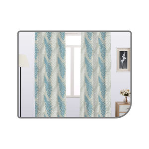 Cortinas decorativas con patrón de hojas de múltiples capas de diseño multicolor por encargo, proveedor mayorista - Product Image 4