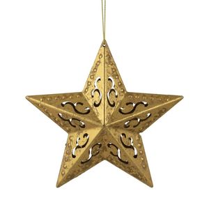Estrella Metálica Galvanizada Estrella Colgante de Navidad - Product Image 2