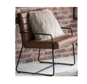 Đồ nội thất sang trọng thiết kế hiện đại PU ghế da & công nghiệp kim loại giọng ghế, ghế sofa, một chỗ ngồi sofa, ghế phòng khách - Product Image 6