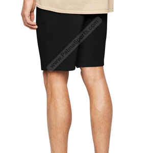 Short de survêtement noir personnalisé avec logos personnalisés à motifs solides pour les équipes et les événements Variété de tailles et de couleurs disponibles - Product Image 5