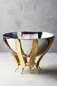 Bol cadeau artisanal fini brillant en métal de qualité parfait pour les cadeaux d'événement ou la présentation de bonbons de fête - Product Image 3