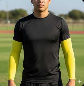 Manches de compression pour bras en spandex/polyester respirantes et écologiques pour femmes, taille plus, séchage rapide, ensemble de cyclisme en plein air, personnalisé - Product Image 4