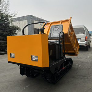 Dumper Mini traktor pembawa jejak kecil mendaki merayap dengan muatan Dumper truk <span class=keywords><strong>Crawler</strong></span> Orchard taman Dumper Transporter - Product Image 4