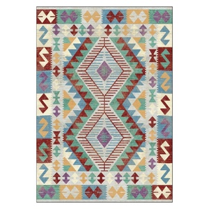 Tapis RUGS DEPOT LXDP-0121, vente en gros, multicolores, neutres, vintage, orientaux, imprimés numériquement, lavables en machine, en chenille, antidérapants - Product Image 1