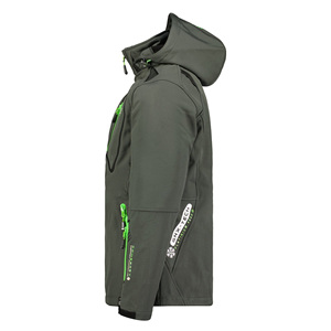 Veste Elite Urben en polyester à fermeture éclair Softshell pour hommes Veste imperméable d'extérieur de haute qualité avec logo personnalisé - Product Image 5