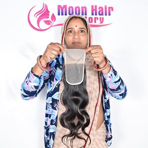 Extensions de cheveux humains indiens 100% naturels, lisses, doux et soyeux, aspect naturel, cuticules alignées, approvisionnement en gros par l'exportation - Product Image 3