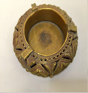 Thick pure brass <b>ashtray</b> resistant to corrosion for long-term use - Product Image 6