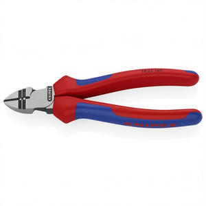 Alicates pelacables diagonales Knipex con cabeza pulida atramentizada negra y mangos de agarre multicomponente - Product Image 3