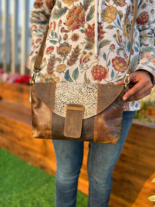 Bolsos de hombro de cuero de piel con estampado de animales de estilo recién llegado, bolsos laterales de Venta caliente genuinos de moda de alta calidad para mujer - Product Image 6