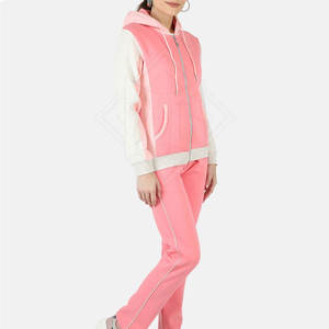 Venta de Fábrica, Conjuntos Deportivos de Alta Calidad para Mujer, con Capucha, 100% Algodón, Ligeros, Cintura Elástica, Logotipo Personalizado, Ropa Casual de Invierno - Product Image 4