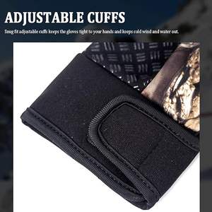 Gants de chasse les plus vendus à des taux bas Gants de chasse camouflage chauds pour l'hiver Activités de plein air Gant de chasse à sangle réglable - Product Image 4