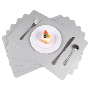 Prix de gros tapis de table en cuir de haute qualité en cuir pur avec couleur et forme personnalisées meilleure vente - Product Image 5