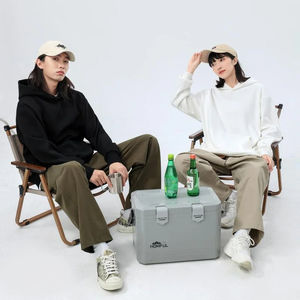 Streetwear uni vierge en molleton zippé surdimensionné personnalisé lourd pull délavé à l'acide vintage sweats à capuche de poche pour hommes - Product Image 2