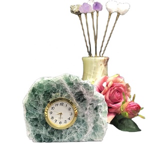 Compre un Reloj de Ágata Natural Hermoso y de Primera Calidad para Regalar a Alguien o para Decoración del Hogar u Oficina - Product Image 1