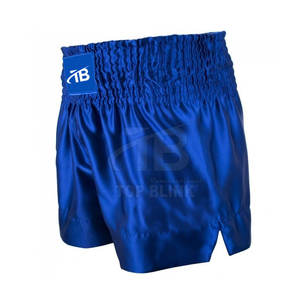 Pantalones Cortos de Muay Thai de Cintura Media de Alta Calidad, Más Vendidos, Ropa Deportiva Elástica Activa con Patrón Sólido, Secado Rápido, Servicio OEM - Product Image 2