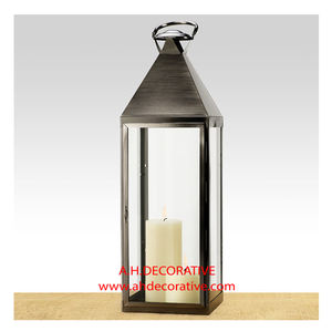 Lot de 2 lanternes à bougie T Light en cuivre classique pour décor à la maison avec poignée pour la décoration de Noël bougeoir fait main - Product Image 4