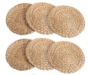 Vente en gros de napperons tissés ronds naturels et de napperons en osier tapis en jonc de mer napperon en rotin décorations de table tapis - Product Image 2