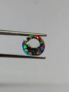 Naturale topazio mistico gemma fantasia <span class=keywords><strong>pietra</strong></span> da taglio per la creazione <span class=keywords><strong>di</strong></span> gioielli gigi certificata <span class=keywords><strong>pietra</strong></span> a ciondolo sciolto - Product Image 2