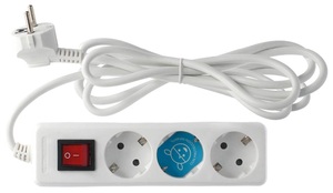 Base multi-presa serie Standard con 3 prese e interruttore, 3 metri (GSC 0000017) - Product Image 1