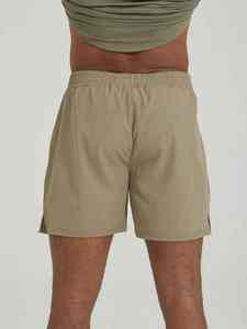 Pantalones Cortos Deportivos Casuales Sólidos, Talla Estadounidense, Secado Rápido, Algodón y Poliéster, Bolsillo Lateral, para Gimnasio, Correr, Fitness, para Hombre - Product Image 6