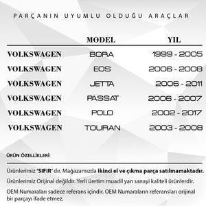 Frizione inferiore in plastica per Volkswagen <span class=keywords><strong>Caddy</strong></span>, Golf, <span class=keywords><strong>Polo</strong></span>, Sharan - Product Image 3