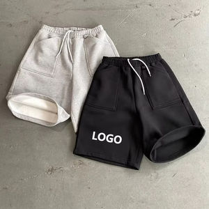 Short décontracté pour homme pour l'extérieur Logo personnalisé Short pour homme léger taille moyenne motif solide avec poches Vente en gros - Product Image 3