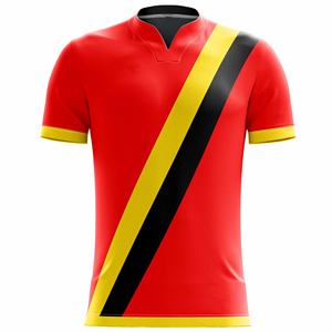 2024 tendencia de alta calidad transpirable camiseta de fútbol diseño personalizado ropa deportiva cómoda camiseta de fútbol - Product Image 1