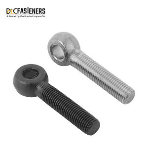 Pernos de ojo de tamaño de rosca M100 personalizados con precio directo de fábrica Acero galvanizado por inmersión en caliente con acabado de zinc Disponible en tamaños M8 y M6 - Product Image 5