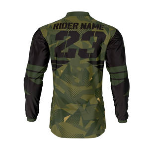Maillot de motocross personnalisé de qualité supérieure, manches longues pour homme, respirant, en coton et polyester, vêtements de sport, chemise de vélo - Product Image 4