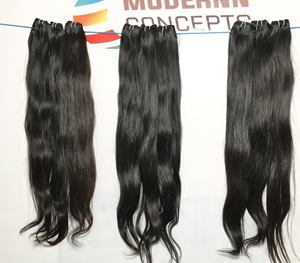 100% indien vierge cuticule aligné crépus droite Extensions de cheveux humains couleur noire pas cher Bundles Temple extensions de cheveux humains - Product Image 1