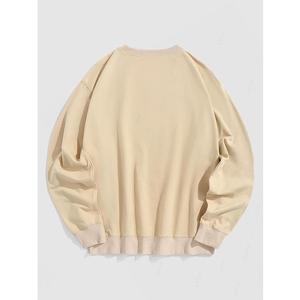 Meilleure vente Service OEM sweat-shirt à manches longues col rond épaule pente imprimé confortable grande taille pour hommes au meilleur prix - Product Image 2