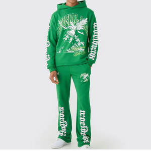 ชุดวอร์มผ้าฝ้าย100% สำหรับผู้ชายชุดวอร์มผ้าฝ้ายสำหรับฤดูหนาวแบบมืออาชีพเนื้อผ้าแห้งเร็วขนาด XL สวมใส่สบายดีไซน์ไม่เหมือนใคร - Product Image 1