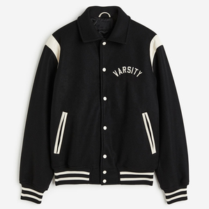 2025 meilleurs vêtements garçons vestes printemps automne personnalisé polaire broderie Logo coupe ample enfants enfants veste universitaire - Product Image 3