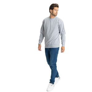 Sudadera de Cuello Redondo para Hombre de Alta Calidad, Suave y Transpirable, de Algodón y Felpa, con Marca Personalizada, Ropa Deportiva Informal al por Mayor - Product Image 1