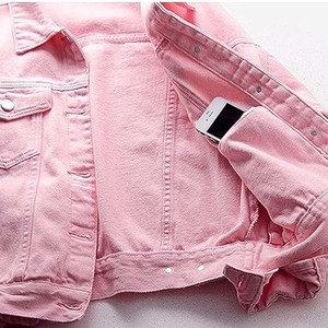 Veste à capuche en denim délavé de luxe, nouvelle mode, en peau de mouton, style motard, streetwear, décontractée, tendance, vêtements d'extérieur vintage - Product Image 5