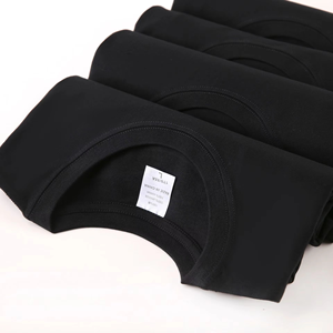 Camisetas de Manga Corta para Hombre, 210g, 100% Algodón, Cuello en V, Corte Regular, Tejido de Punto, Secado Rápido, Logotipo Personalizado, Gran Venta - Product Image 4