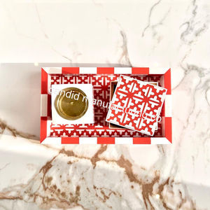 Meilleur ensemble de plateau et boîte pour brûleur Mubkhar Bakhoor Incrustation de coquillages Usage religieux pour le Ramadan et l'Aïd Cadeaux parfaits pour les fêtes - Product Image 5