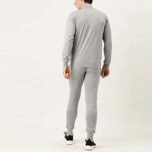 Ensemble de vêtements de sport pour hommes très vendu, respirant, décontracté, coupe classique, veste à capuche et pantalon, 100% coton, design uni, hip-hop, écologique - Product Image 3