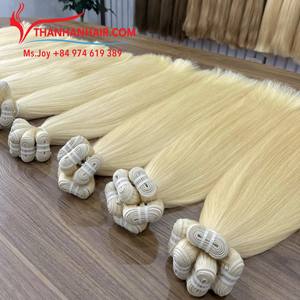 Extensiones de cabello humano alineado con cutícula 613 100% Paquetes de cabello humano virgen crudo Vietnamita Más vendido Rubio - Product Image 3