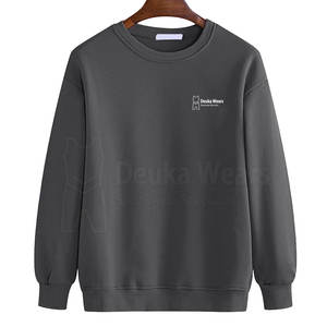 Sudaderas Personalizadas OEM con Diseño Personalizado para Hombre, Mangas Acanaladas, Ropa Casual, 100% Algodón Transpirable, Cuello Redondo, Lisas - Product Image 1