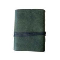 Journal en cuir à sept pierres fait à la main, carnet de croquis en papier de coton à reliure souple, cahier de dessin et cadeau d'écriture, journal de voyage