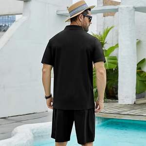 Servicio OEM, Nuevo Chándal Deportivo Elegante de Algodón y Poliéster, Traje de Verano, Color Personalizado al por Mayor, Ropa Deportiva para Gimnasio - Product Image 3